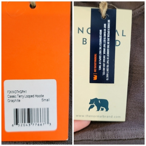 New NORMAL BRAND with Tags Hoodie and pant set in Graphite - Picture 11 of 13